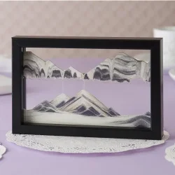 Sandbillede - Horizon Classic Black - Sandkunst mobile