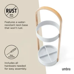 Paraplyholder - Bellwood - Stativ til bde paraplyer og taskeparaplyer - Umbra